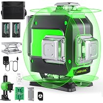 Amazon | FELLAT レーザー墨出し器 4x360°グリーンレーザー 16 ライン