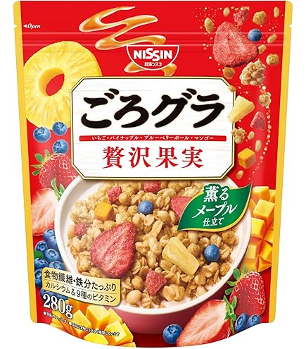 Amazon.co.jp: 日清シスコ ごろグラ チョコナッツ 360g×6袋 : 食品