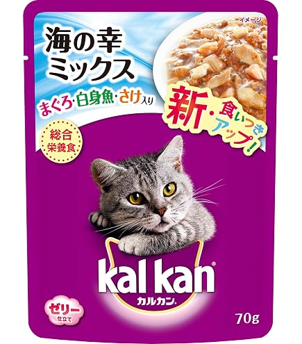 100袋　カルカン パウチ まぐろ・白身魚入り色々 70g×大量セット Amazon.co.jp: カルカン パウチ 1歳から お魚・お肉ミックス まぐろ