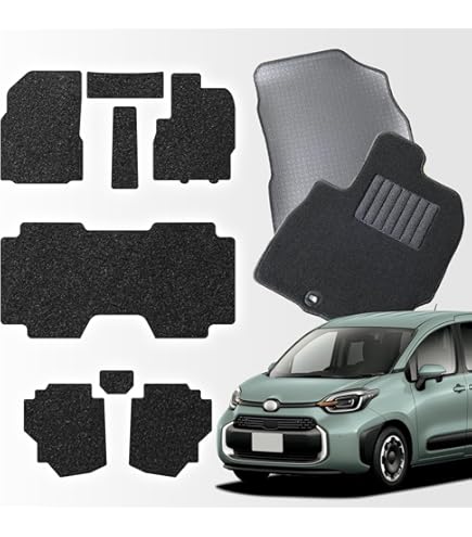 Amazon | TOYOTA(トヨタ) 純正 3Dレザー調フロアマット 1台分 ブラック