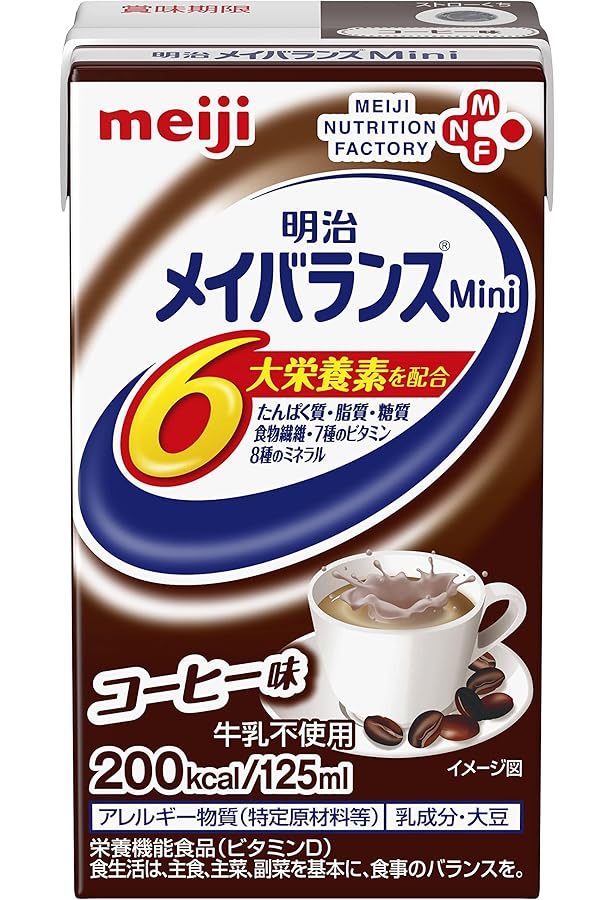 Amazon | メイバランスミニ バナナ味 125ml×24本【ケース】 明治