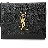 SAINT LAURENT モノグラム 二つ折り財布 黒 レザー 保存袋付き Amazon | [サンローラン] 財布 二つ折り ミニ財布 モノグラム ジップ