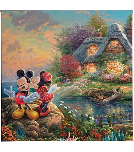 Amazon.co.jp: トーマスキンケードディズニーMickey and Minnie in