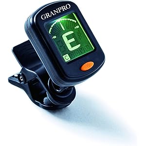 GRANPRO ギター チューナー クリップチューナー ギター/ベース/ウクレレ