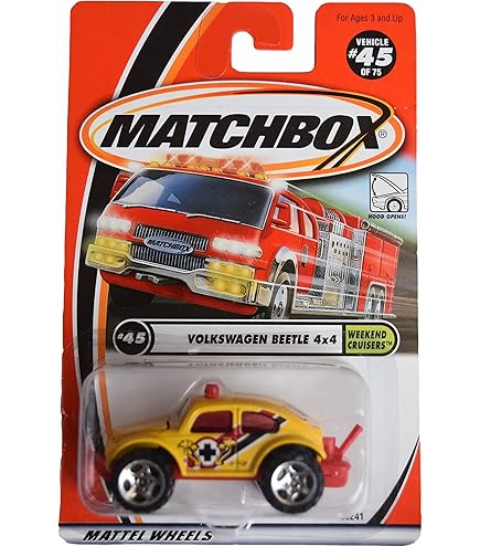 Amazon | マッチボックス フォルクスワーゲン ビートル 4x4、オフ