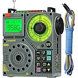 ZHIWHIS Bluetoothスピーカー BCL短波ラジオ エアバンド受信機 AIR/VHF/FM/AM/SW 懐中電灯 ラジオ録音/APPコントロール/MicroSDカード対応/20時間連続再生/タイマー/USB-C充電式/技適取得済 防災アウ
