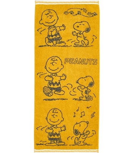 Amazon｜nishikawa【西川】 スヌーピー 五彩織 フェイスタオル 34X80cm