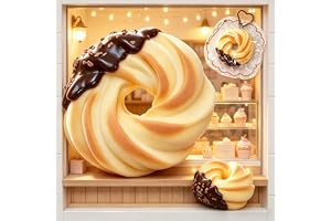 【公式】UniPro 極とろスクイーズ 水感 ぷにぷに 低反発 ストレス解消 減圧グッズ 大人 誕生日 クリスマス プレゼント (チョコがけクッキー) | 【SNSで話題】スクイーズケーキ おもちゃ ボールチェーン付き 水感スクイーズ もちもち 癒しグッズ キーホルダー
