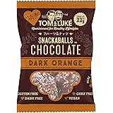 【トム&ルーク】フルーツ&ナッツ チョコレート スナックボール セット(33g X 12袋・ダークオレンジ) グルテンフリー、エナジーボール、砂糖不使用、乳製品不使用、卵不使用、ヘルシースナック、ビーガン、新感覚チョコレート、カバンの中にも、携帯食、