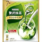 ネスレ 贅沢抹茶 ポーション 甘さひかえめ 7個 ×12袋