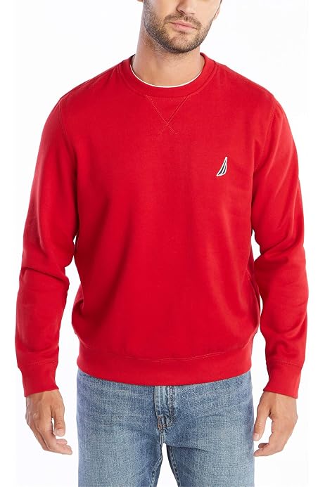 Basic Crew Neck Fleece Sweatshirt 
