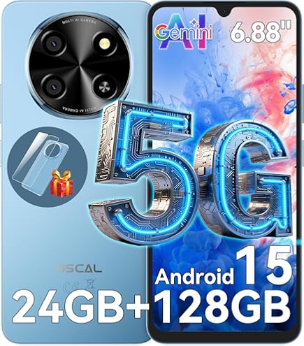 Amazon | 【2026年最新 5Gスマホ】OSCAL TIGER8 SIMフリースマホ｜ 7
