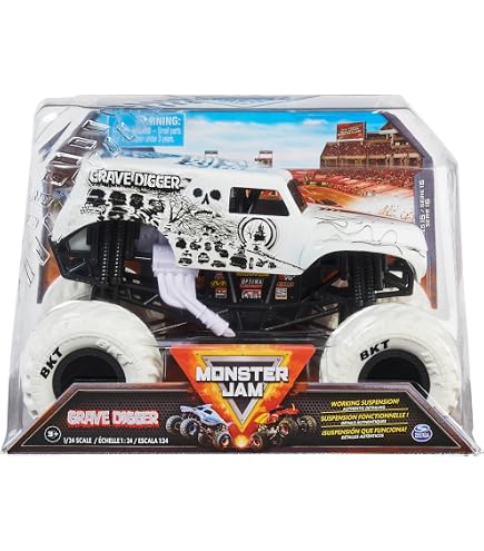 Amazon.co.jp: MonsterJam(モンスタージャム) グレイブディガー 1:64