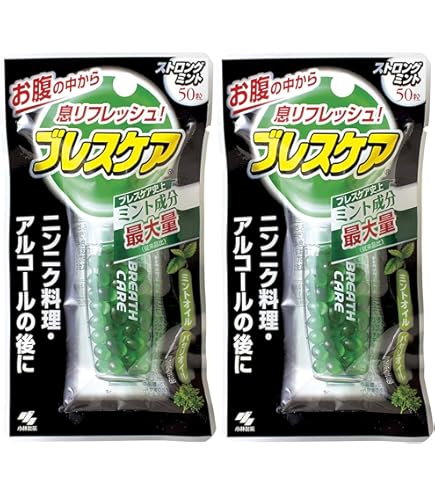 Amazon.co.jp: ブレスケア ストロングミント つめ替用 100粒 x 3個