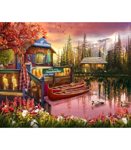 Springbok's 500ピース ジグソーパズル カラーツイスト、マルチ 節約