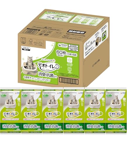 デオトイレ 消臭抗菌シート 10枚入り×12袋 Amazon.co.jp: 【ケース販売】デオトイレ 消臭・抗菌シート 10枚×12袋