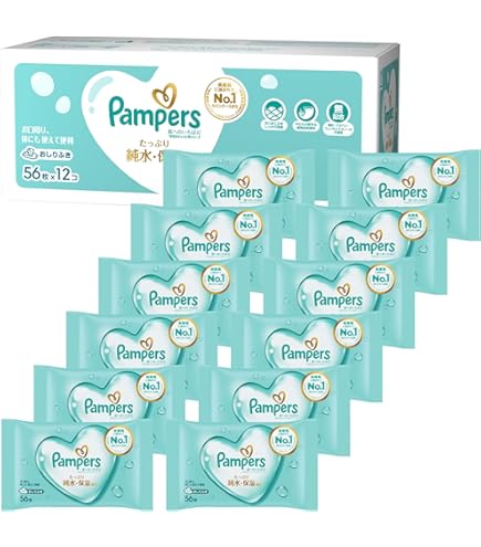 Amazon.co.jp: 【おしりふき】パンパース 肌へのいちばん 672枚(56枚