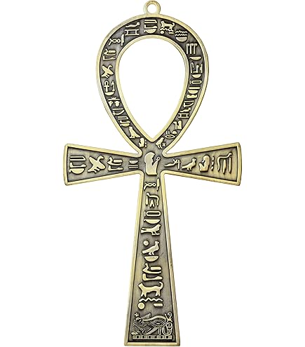 Amazon.co.jp: NileCart 7インチ ラージメタル エジプトANKH クロス