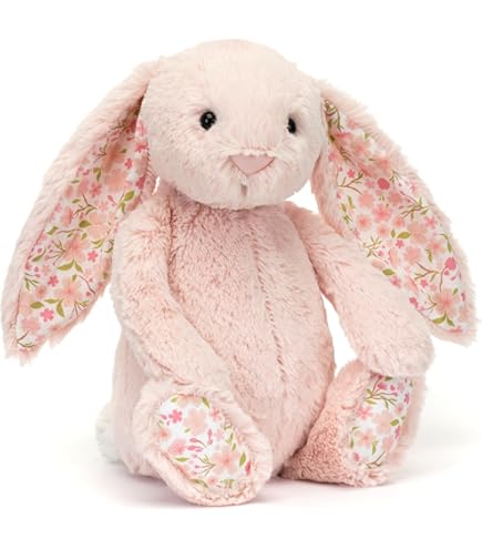 Amazon.co.jp: Jellycat Blushkin Blossom Luxe Bunny : ホーム＆キッチン