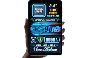 ALLDOCUBE iPlay 70 mini Pro タブレット8.4インチ MediaTek Dimensity MT8791 タブレット Android 15 90Hz高リフレッシュレート 4GLTE 1920×1200解像度 16GB+256