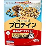 フルグラ カルビー グラノーラプラス プロテイン 420g×8袋 栄養機能食品 たんぱく質 食物繊維 鉄分 ビタミン ホエイプロテイン大豆 アーモンド 朝食 ロカボ