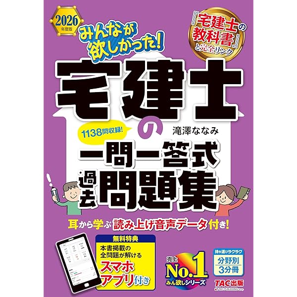 ユーキャンの宅建士 厳選 重要過去問題集 2026年版【無料特典