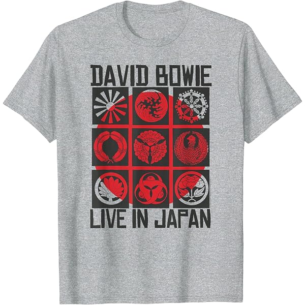 Amazon | Official David Bowie 1978 World Tour Vintage Logo Art