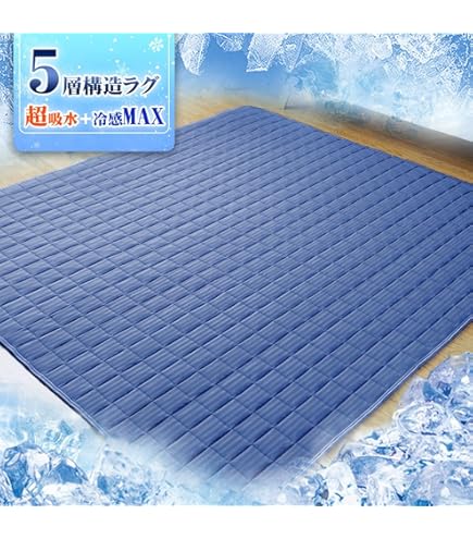 Amazon | LUCKINSLEEP 接触冷感ラグマット【4大消臭