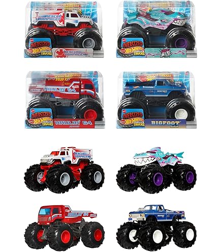 Amazon | ホットウィール(Hot Wheels) モンスタートラック ビッグ