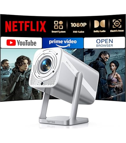 【新品未開封】プロジェクター  MAGCUBIC HY300 グレー Amazon.co.jp: Mini Proyector, Magcubic HY300 Auto Keystone