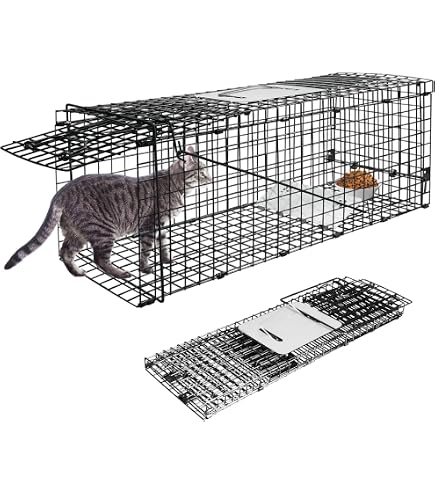 Amazon | さえだ 捕獲器 猫 動物用 保護器 踏み板式 猫捕獲器 66×26