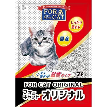 Amazon | 新東北化学工業 猫砂 フォーキャットオリジナル 7L | 新東北