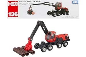 タカラトミー トミカ ロングタイプトミカ No.136 コマツ ハーベスタ 931XC ミニカー おもちゃ 3歳以上
