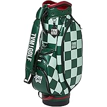   チェック柄キャディバッグ Amazon | TAM!GOLF チェック柄キャディバッグ カートタイプ 9
