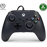 【国内正規品 2年保証】PowerA 有線コントローラー Xbox Series X|S Xbox One PC Windows 10/11 用(公式ライセンス取得) 1519265-01 ブラック 二重振動機能