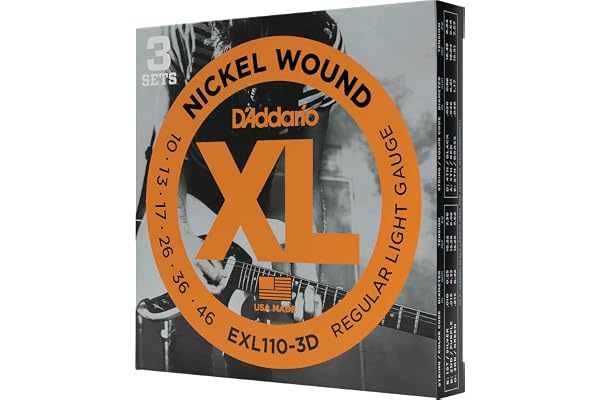 D'Addario(ダダリオ) エレキギター弦 EXL-110-3D (3セットパック)