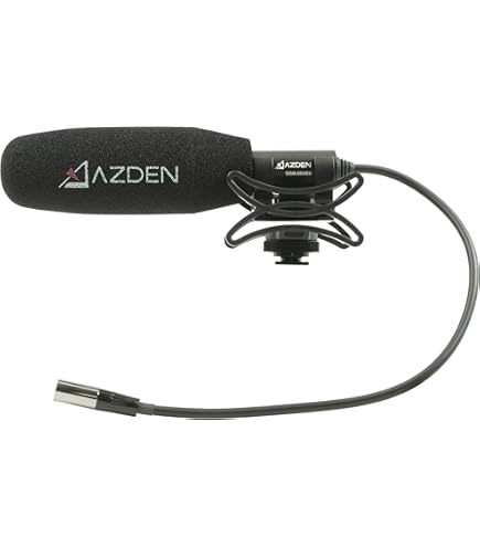 Amazon | AZDEN アツデン SGM-250CX コンパクトシネママイクロホン XLR