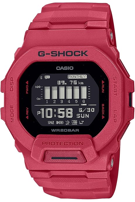 Amazon.co.jp: G-Shock GBD200SM-1A5 グレー/オレンジ フリーサイズ 