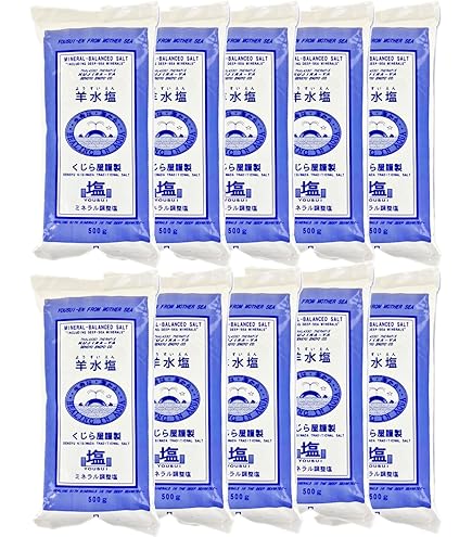 Amazon | 美容 入浴剤 羊水塩 500g×20袋 ミネラルやイオン等を人体液と