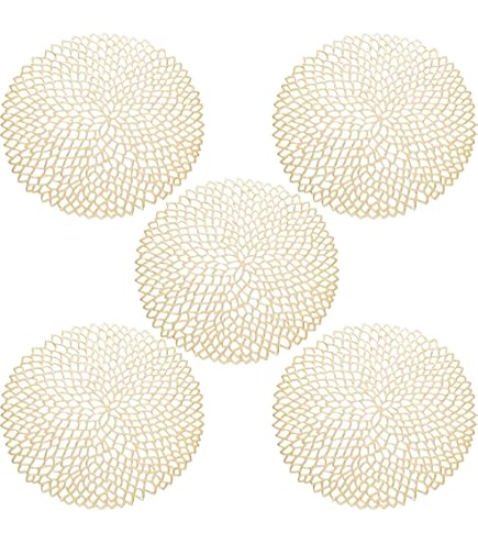 Amazon | KOUBOO ラグナテーブルプレースマット、ラウンドテーブル