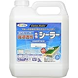アサヒペン 塗料 ペンキ 強浸透性水性シーラー 3L 透明 クリヤ 水性 カチオンシーラー 下塗り用 1回塗り ヤニ止め効果 アク止め効果 密着性向上 耐久性向上 防カビ シックハウス対策品 日本製