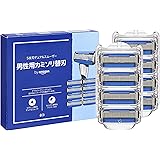 by Amazon 5枚刃 デュアルスムーザー 男性用 カミソリ 替刃 8コ 髭剃り (SOLIMO)