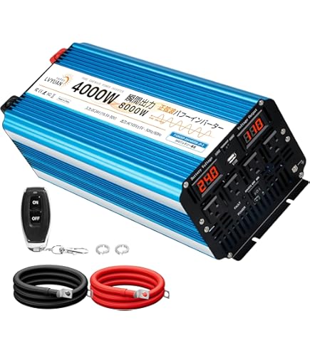 Amazon | リョクエン（LVYUAN）インバーター 12V 100V 3000W 正弦波