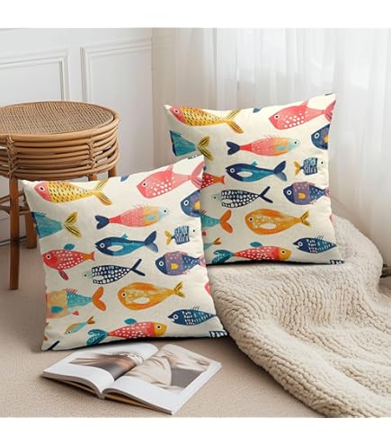 manhattanersのクッション Amazon.co.jp: Manhattaners Knit Jacquard Cushion Cover, Cat