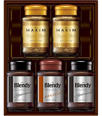 Amazon.co.jp: AGFギフト プレミアムインスタントコーヒーギフト 瓶6個