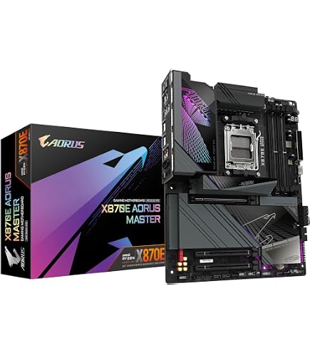 GIGABYTE X870 AORUS Tachyon ICE Motherboard - Supports AMD Ryzen