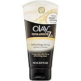 Olay Total Effects 7 In One Refreshing Citrus Scrub Cleanser 5 Ounce, Pack of 3