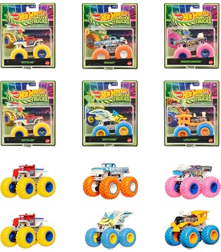 Amazon | ホットウィール(Hot Wheels) 光る！モンスタートラック
