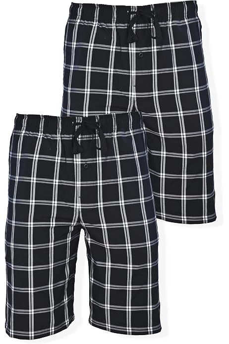 Woven Stretch Pajama Shorts 