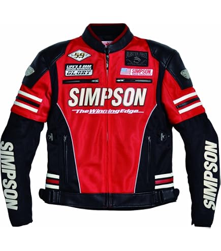 Amazon | シンプソン(SIMPSON) ジャケット フェイクレザージャケット